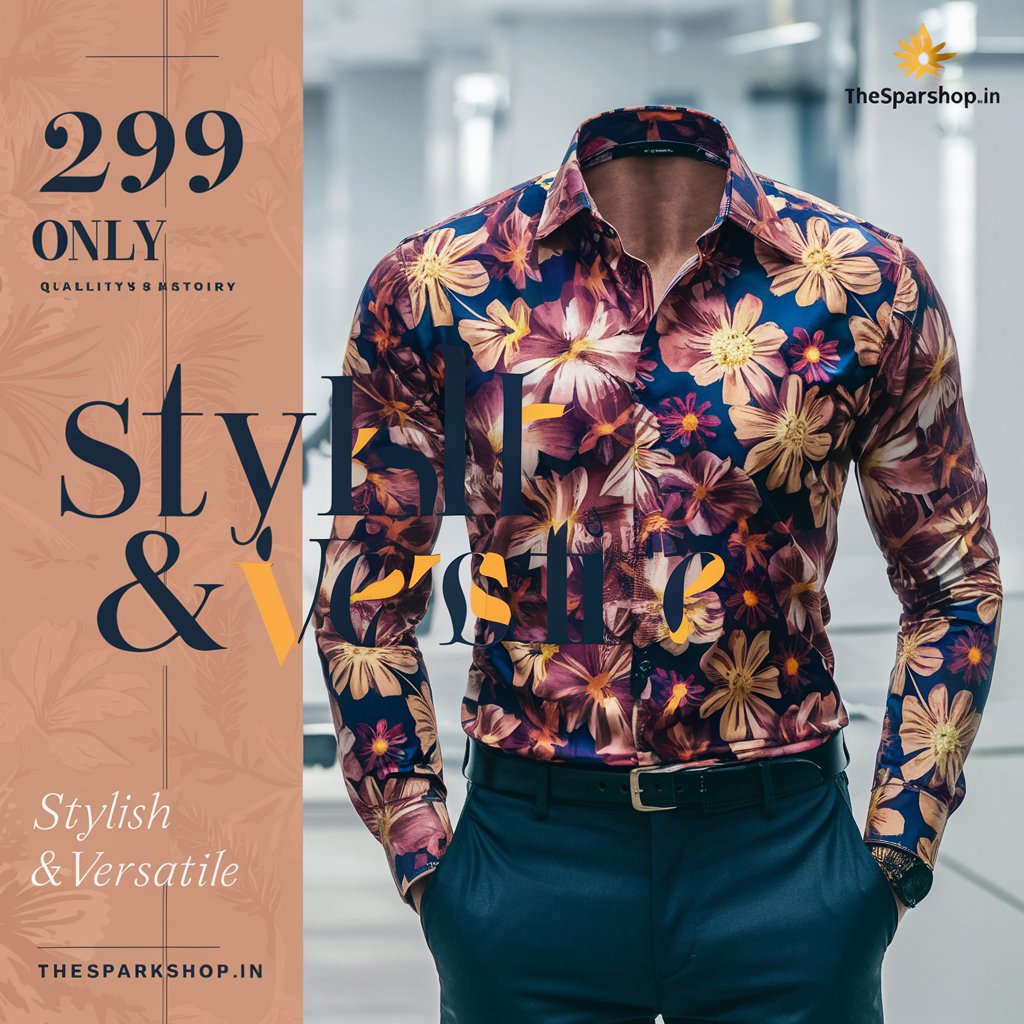 Read more about the article Stylish Casual Men’s Long Sleeve Shirts at Just Rs 299 – TheSparkShop.in